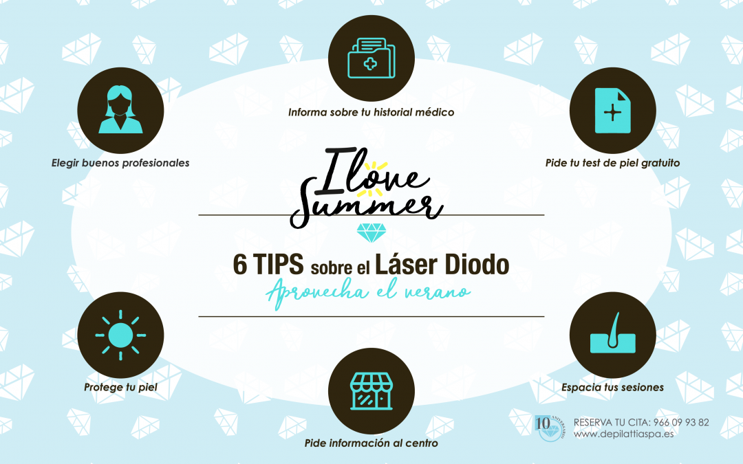 Láser de Diodo también en verano! 6 Consejos!